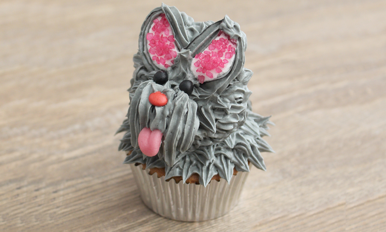 Hondje cupcake