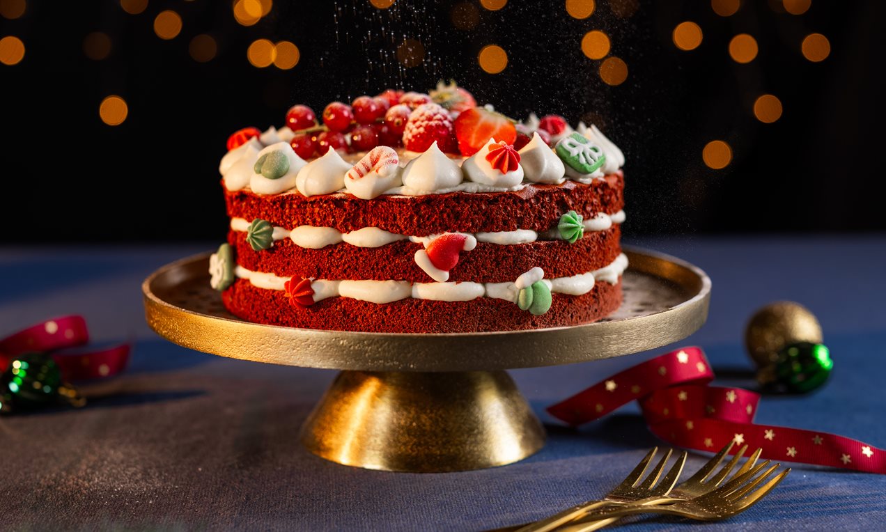 Red Velvet kerstcake