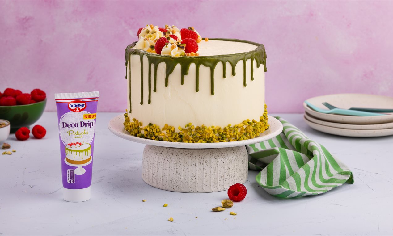 Dripcake met pistache