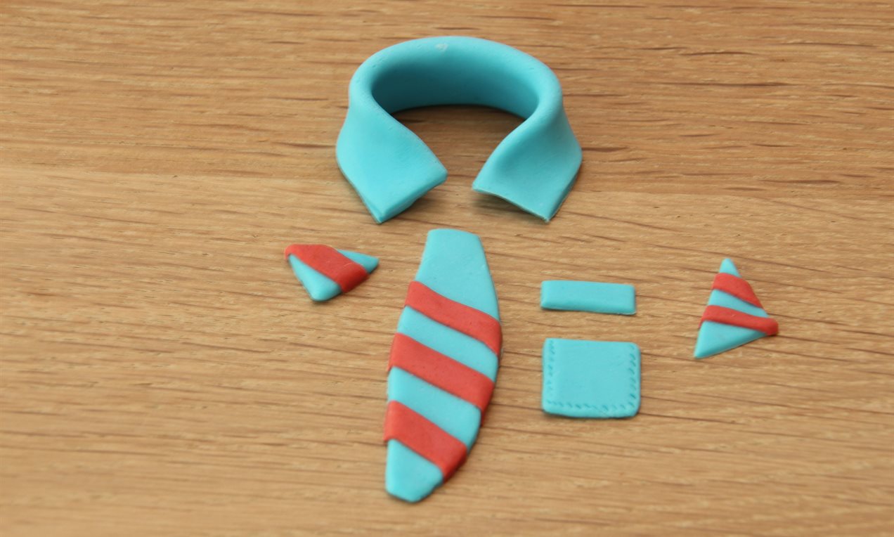 Cupcakes met stropdas Recept Dr. Oetker